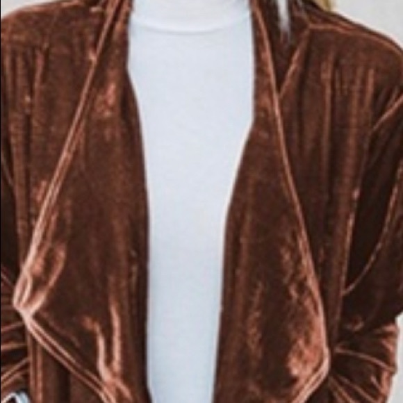 Amaryllis velvet jacket. Size small. - Picture 7 of 7